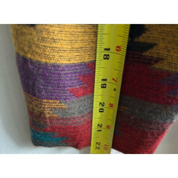UNITS Womens Vintage 80s Southwestern Aztec Boho Wool Blazer Jacket Size M - Picture 9 of 11